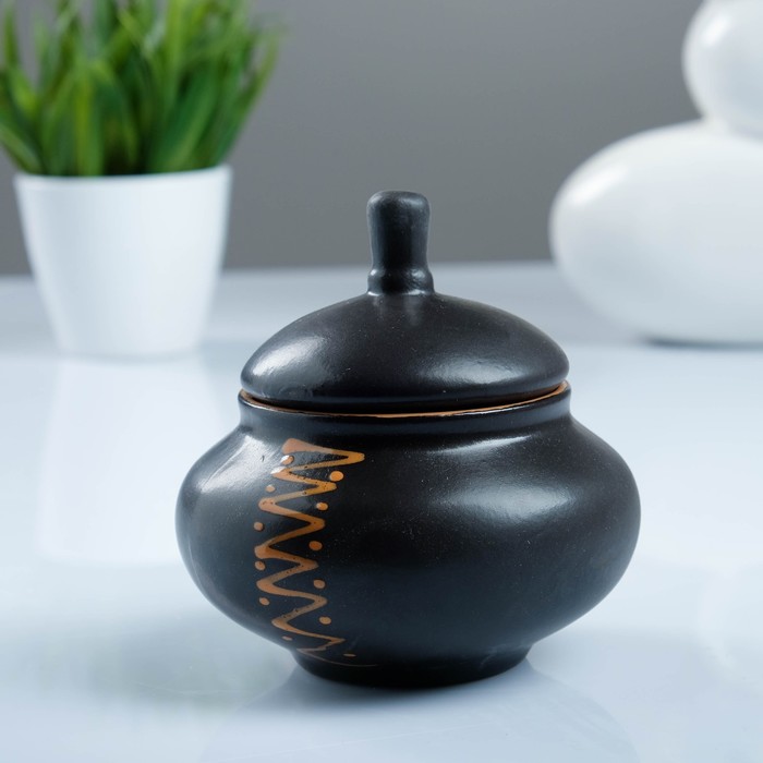 Сахарница "Орнамент" 0,35л чугун