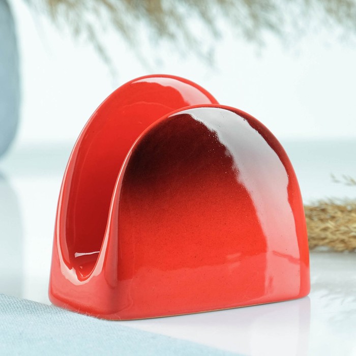 Салфетница "Премиум" красная