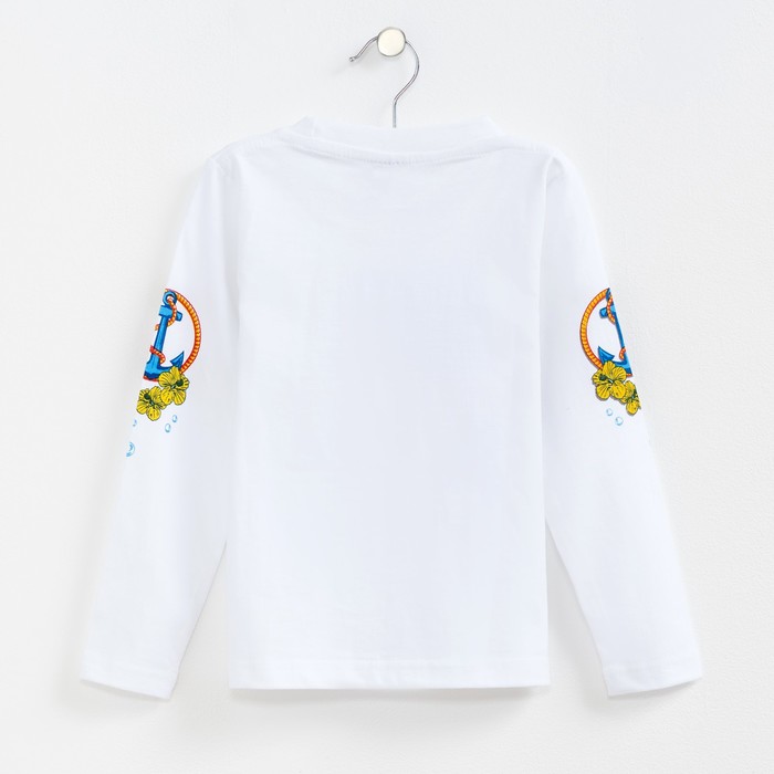 Джемпер детский "Collorista" Капитанская дочка рост 86-92см (28), 1-2 года, 100% хлопок трикотаж