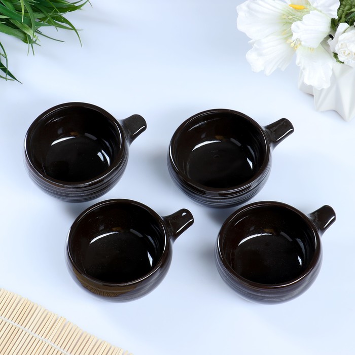 Набор кокотниц №1 4х0,2л радуга