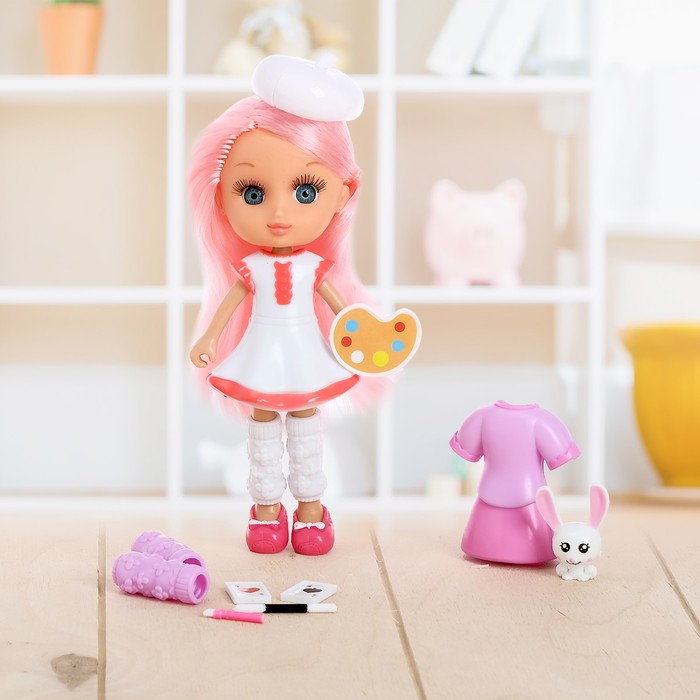 Кукла "Марсианка" со сменной пластиковой одеждой, с аксессуарами, МИКС