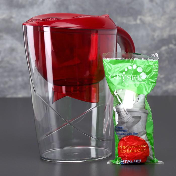 Фильтр-кувшин 3,7 л "Гейзер. Аквариус", цвет МИКС