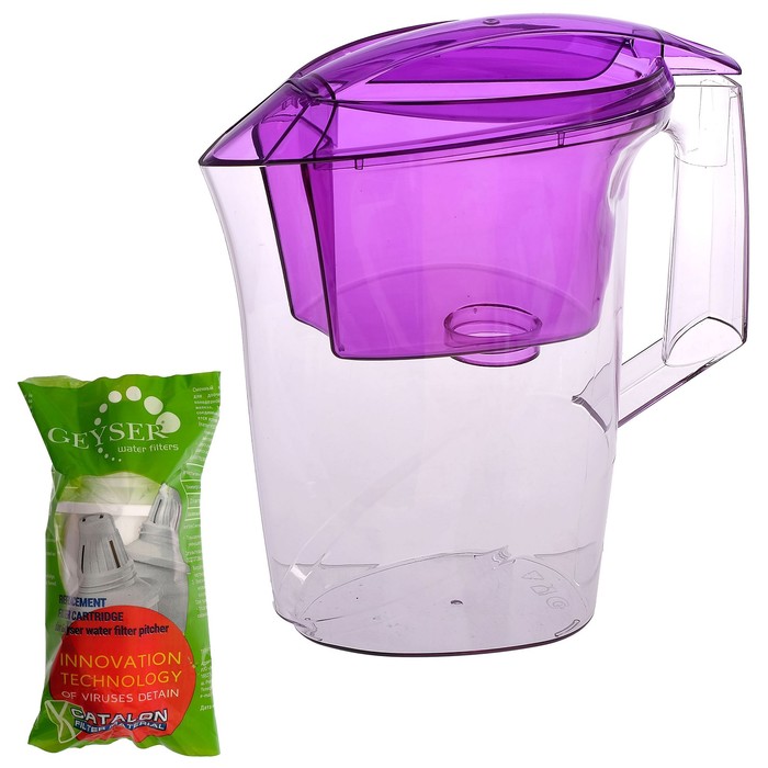 Фильтр-кувшин 3 л "Гейзер. Дельфин", цвет МИКС