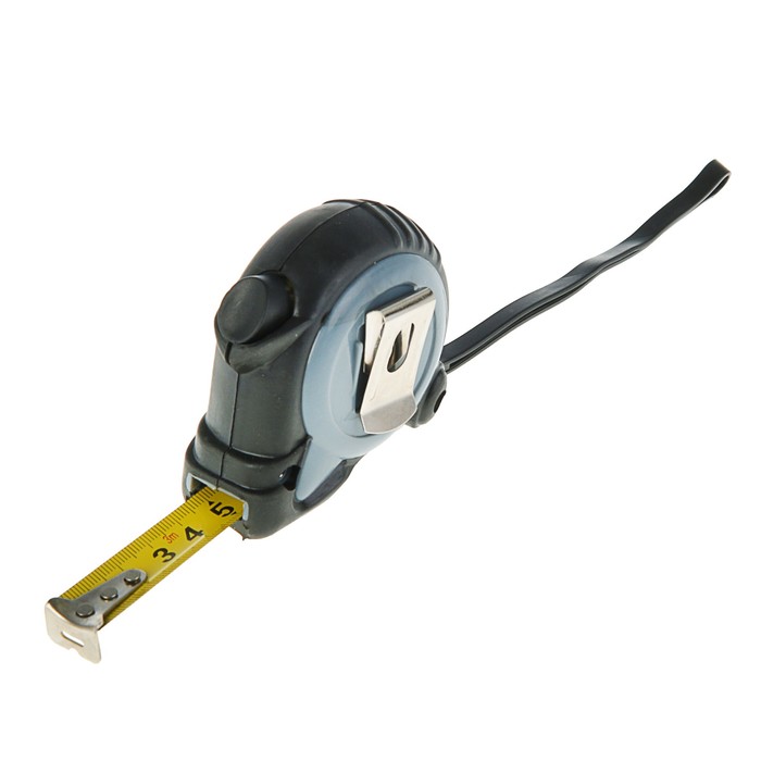 Рулетка TUNDRA premium, двухкомпонентный корпус, автостоп, 3м х 16мм