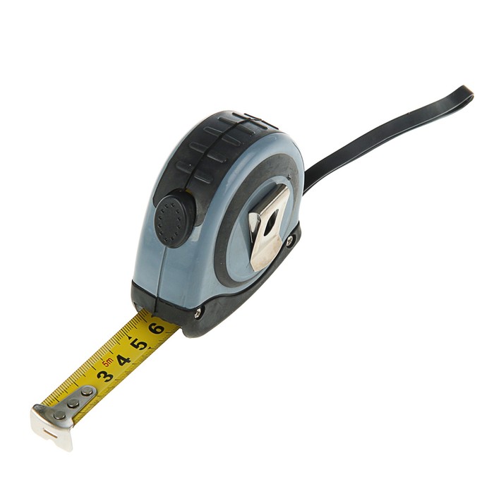 Рулетка TUNDRA premium, двухкомпонентный корпус, автостоп, 5м х 19мм