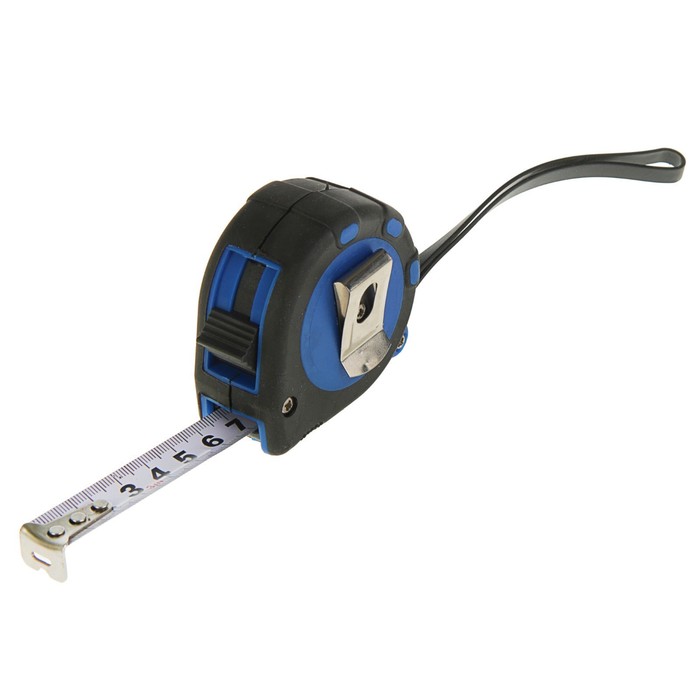 Рулетка TUNDRA comfort, двухкомпонентный корпус, 3 фиксатора, 3м х 16мм