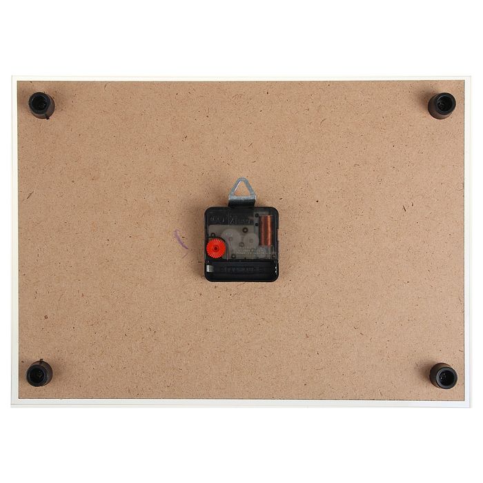 Часы настенные прямоугольные "Вино и фрукты", 25х35 см микс