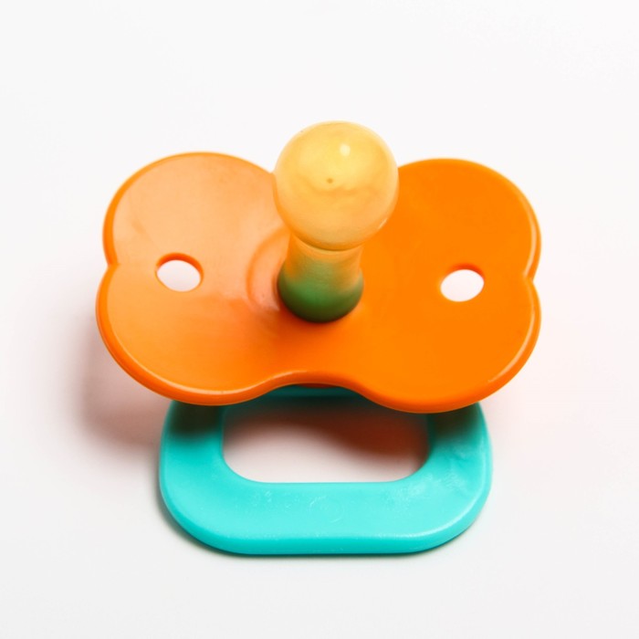 Пустышка латексная классическая «Стрекоза» с кольцом, от 0 мес., цвета МИКС