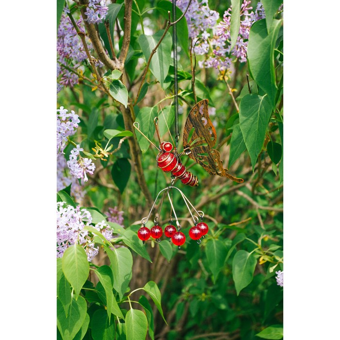 Декор садовый на пружине "Бабочка" микс