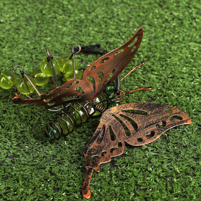 Декор садовый на пружине "Бабочка" микс