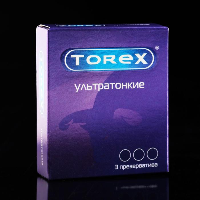 Презервативы «Torex» ультратонкие, 3 шт. презервативы torex party ультратонкие 3 шт