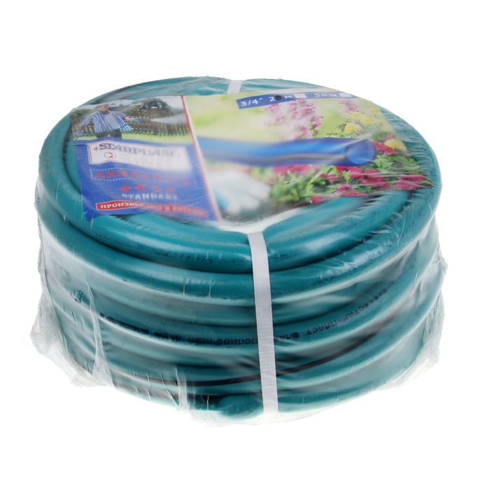 Шланг, ПВХ, d=19 мм (3/4"), L=20 м, 3-слойный, армированный, «Акваблеск», цвет МИКС