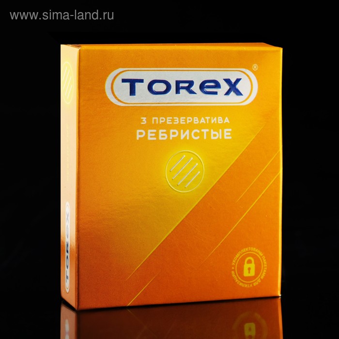 Презервативы «Torex» ребристые, 3 шт.