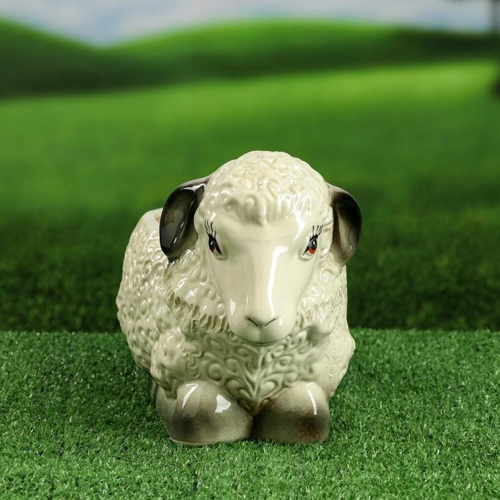 Фигурное кашпо "Овечка" 4 л, микс