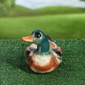

Фигурное кашпо "Утка", разноцветное, керамика, 1 л