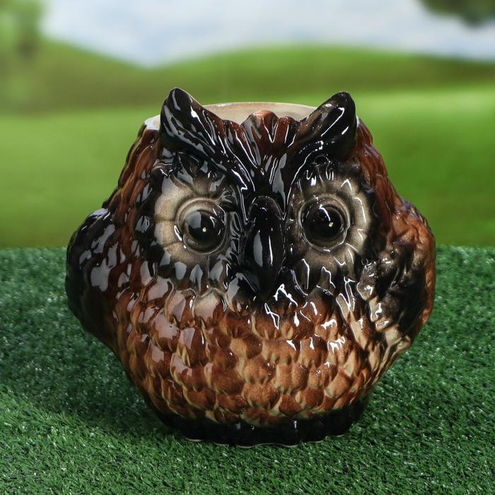 Фигурное кашпо "Сова" 3 л
