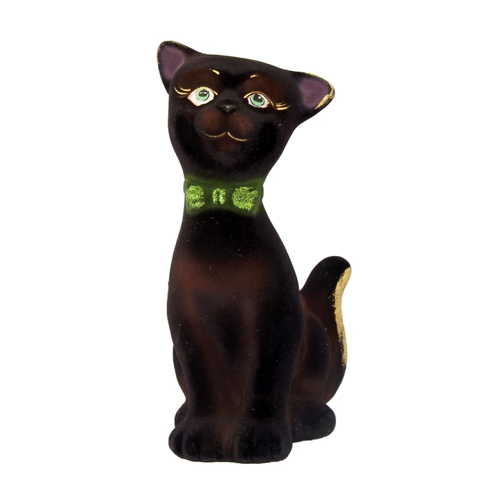 Копилка "Матвей" флок, чёрная