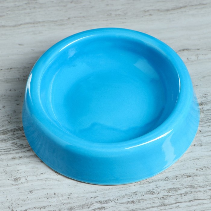 Миска 200 мл "Глянец", цвет голубой