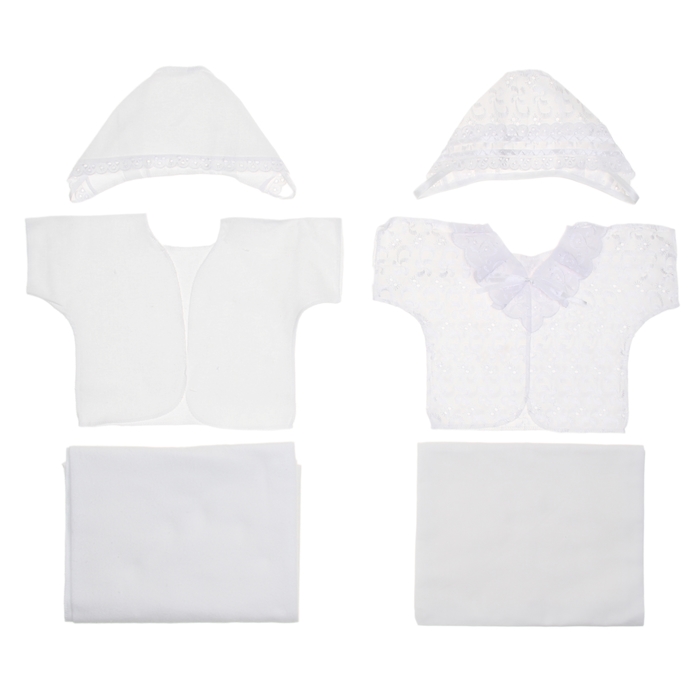 Комплект на выписку демисезонный "Егоза", 8 предметов, цвет белый