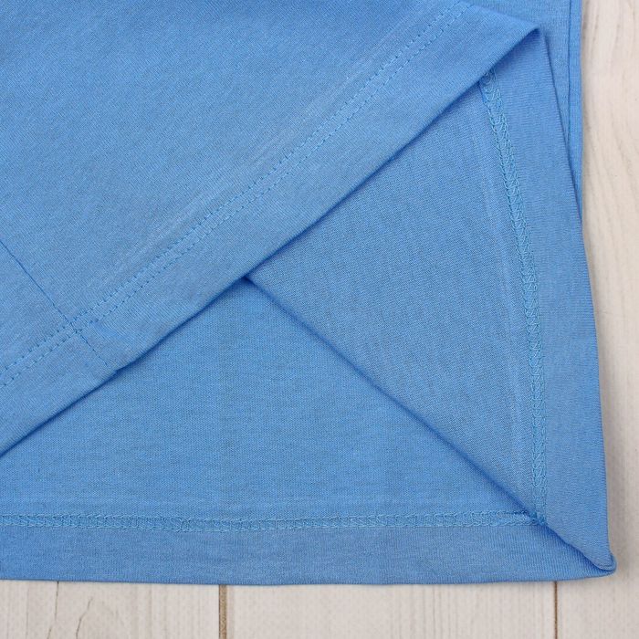 Футболка детская, рост 110 см, цвет голубой Н004