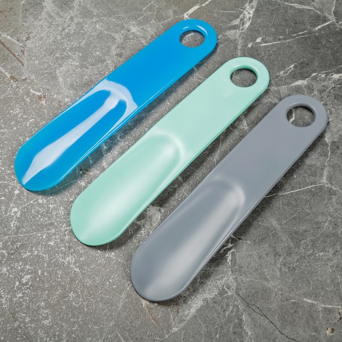 Рожок для обуви большой без тиснения МИКС