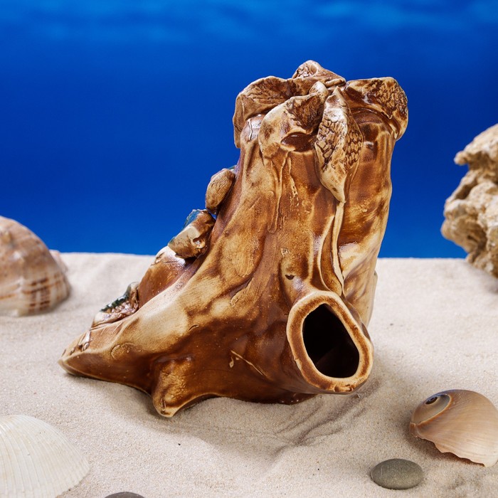 Декорации для аквариума "Скала малая" микс