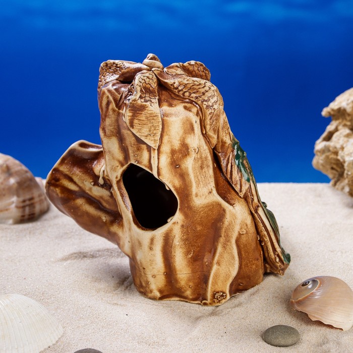 Декорации для аквариума "Скала малая" микс