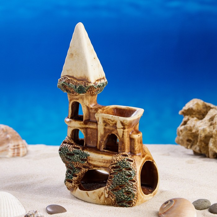 Декорации для аквариума "Ласточкино гнездо" микс