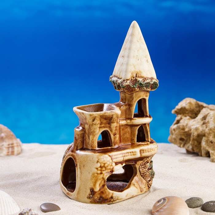 Декорации для аквариума "Ласточкино гнездо" микс