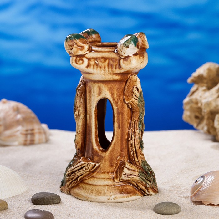 Декорации для аквариума "Колонки" микс