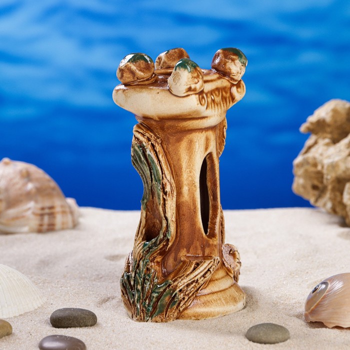 Декорации для аквариума "Колонки" микс