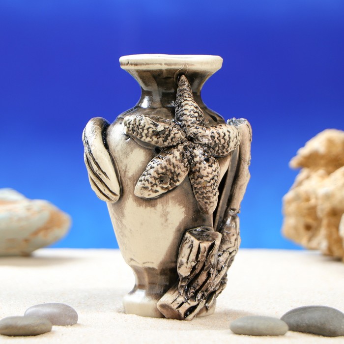 Декорации для аквариума "Амфорка маленькая" микс