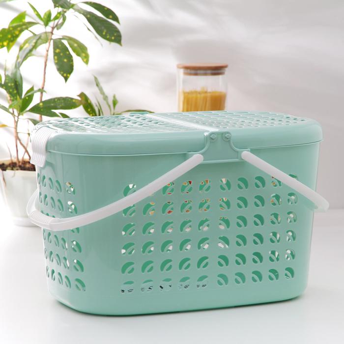 Корзина-переноска большая, цвет МИКС