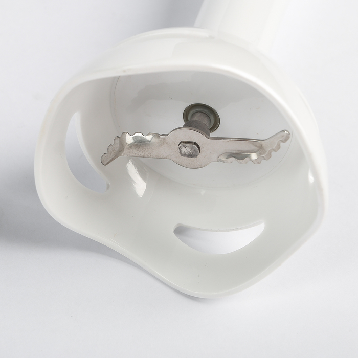 Блендер ручной Polaris PHB 0528, 3в1, 500Вт, 2 скорости, белый/зеленый