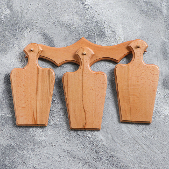 Набор разделочных досок, "Ретро", массив бука, 3 шт.