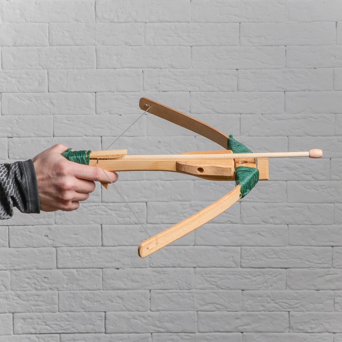 Сувенир деревянный "Арбалет со стрелами", 65 см, микс