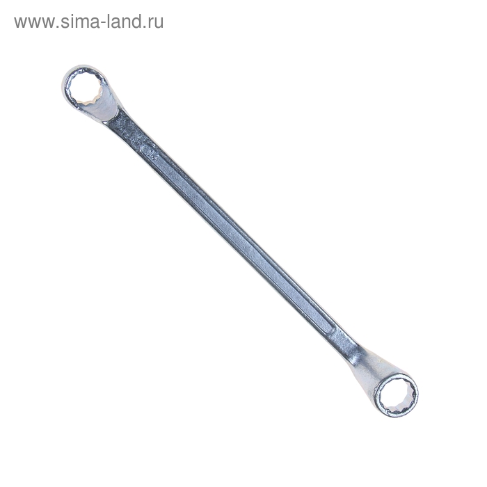 фото Ключ накидной коленчатый tundra, хромированный, 14 х 15 мм