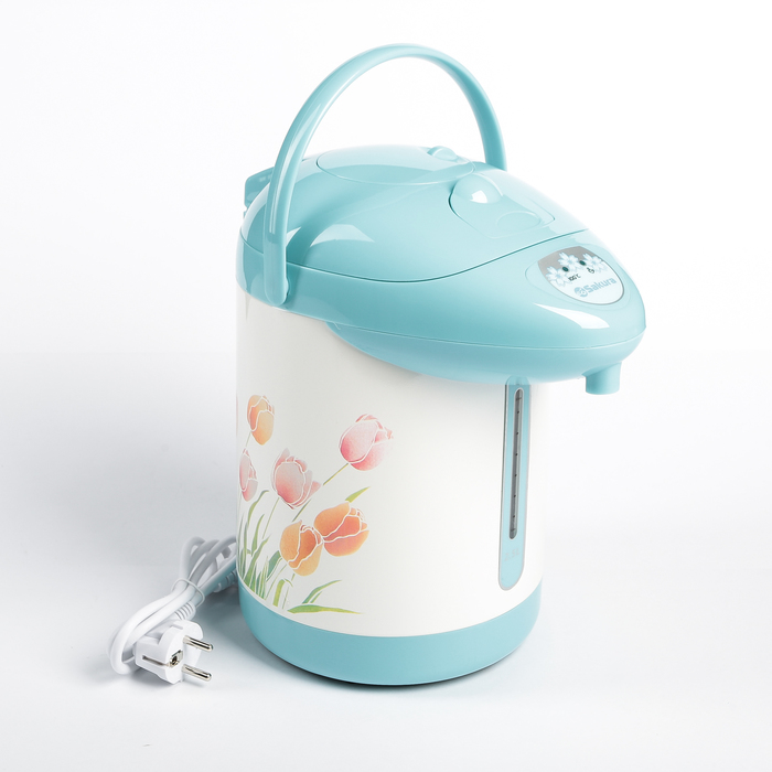 Термопот Sakura SA-362WB Light, 2.5 л, 750 Вт, бело-голубой