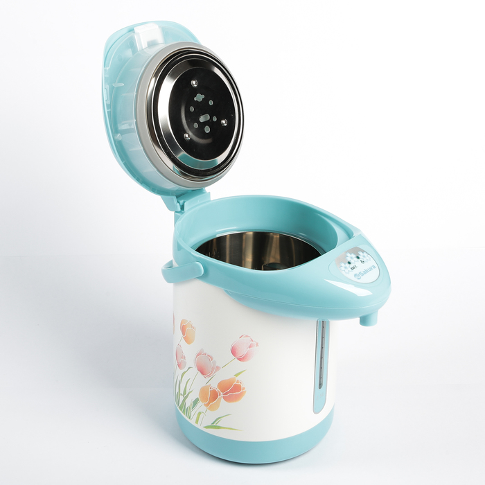 Термопот Sakura SA-362WB Light, 2.5 л, 750 Вт, бело-голубой