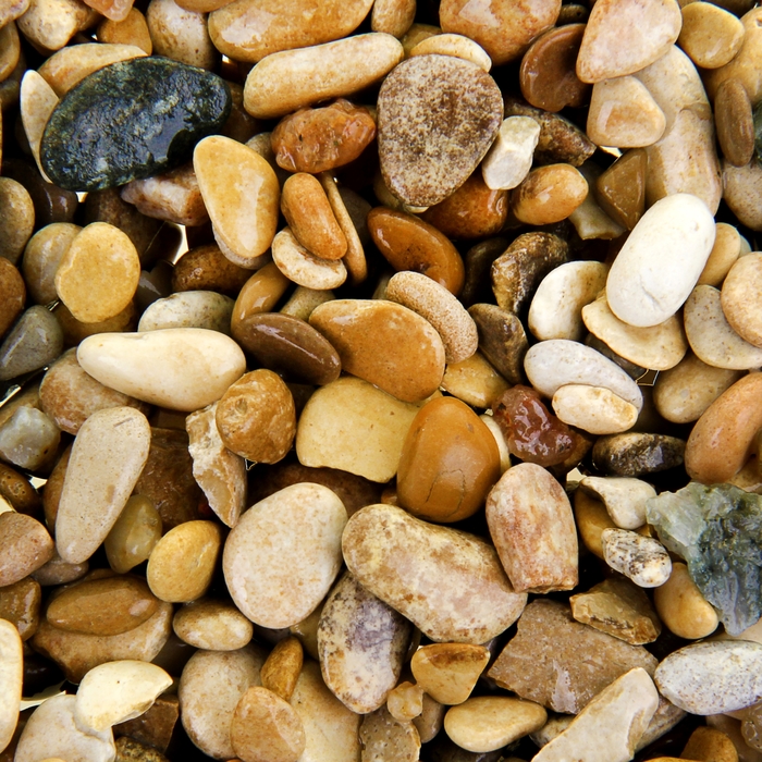 Грунт для аквариума "Галька Черноморская Золотая" №2 5-10 мм 3,5 кг