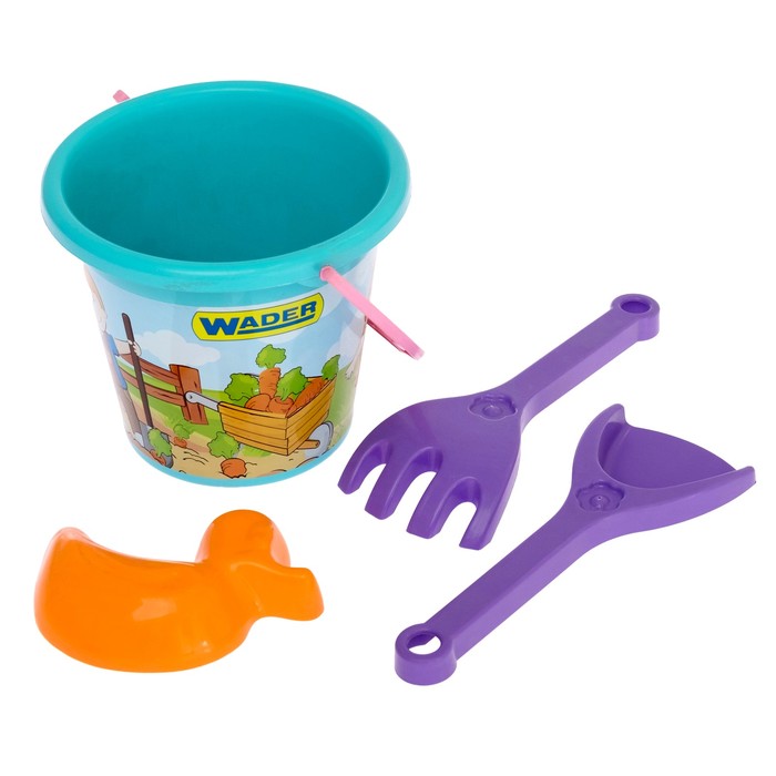 Песочный набор малый, 4 предмета, МИКС