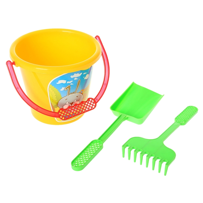 Песочный набор "Забава" 3 предмета, МИКС