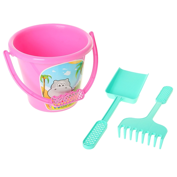 Песочный набор "Забава" 3 предмета, МИКС