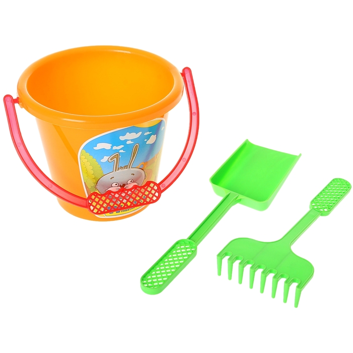 Песочный набор "Забава" 3 предмета, МИКС
