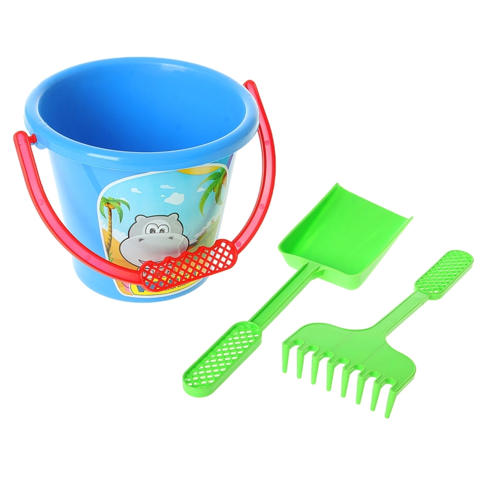 Песочный набор "Забава" 3 предмета, МИКС