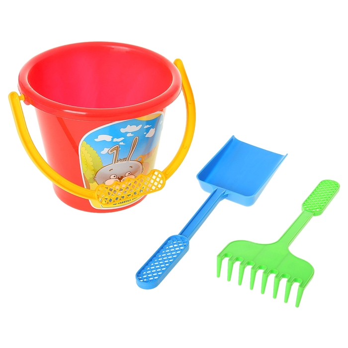 Песочный набор "Забава" 3 предмета, МИКС