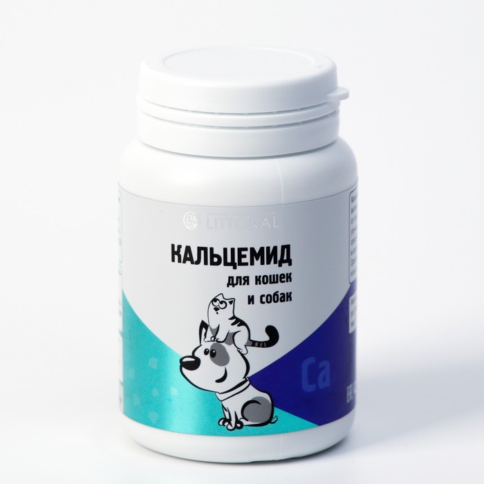 Витамины Кальцемид для кошек и собак, 80 таб