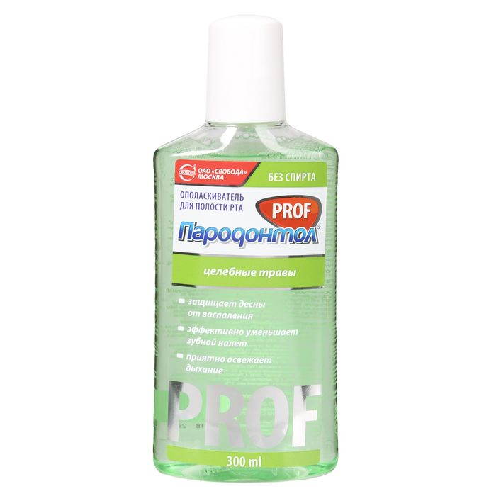 Ополаскиватель для полости рта &quot;Пародонтол Prof: Целебные травы&quot; во флаконе, 350 г