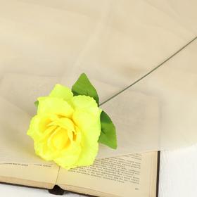 Цветы искусственные 40 см " Роза желтая"