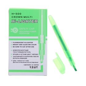 

Маркер текстовыделитель 4.0 Crown H-500 зелёный